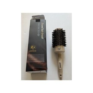 Round Hair Brush - Black and Tan